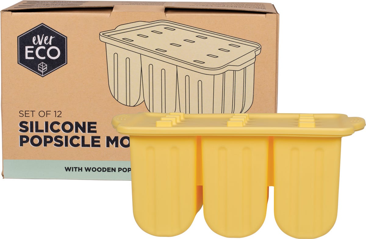 Ever Eco Silicone Popsicle Moulds Tray of 12 - Ever Eco