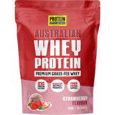 Protein Supplies Australia Australian Whey Protein Strawberry 500g - Protein Supplies Australia