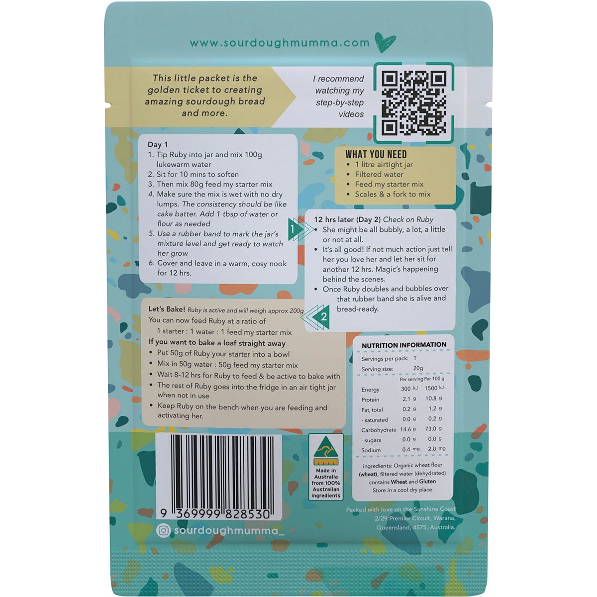 Sourdough Mumma Sourdough Starter Traditional 20g - Sourdough Mumma