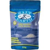 SALT OF THE EARTH Celtic Sea Salt Low Temp Dried Coarse 250g - SALT OF THE EARTH
