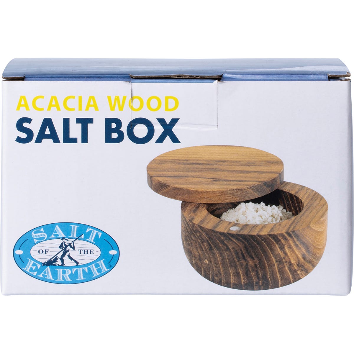 SALT OF THE EARTH Acacia Wood Salt Box - SALT OF THE EARTH