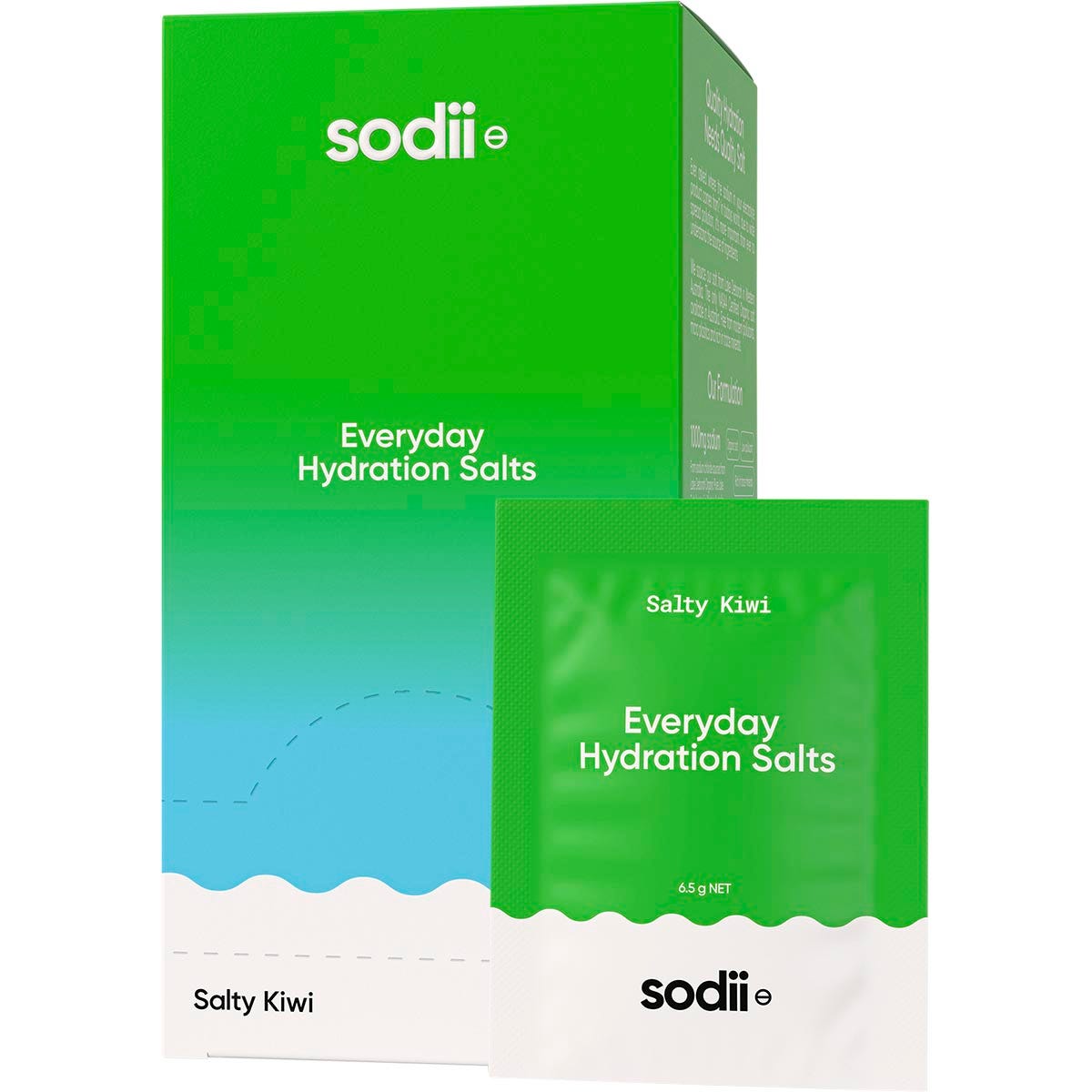 Sodii Everyday Hydration Salts Salty Kiwi 30pk - Sodii