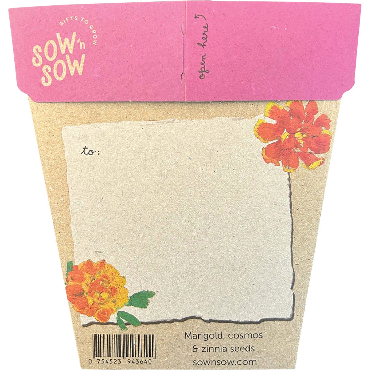 Sow 'n Sow Gift of Seeds Thanks a Bunch 1pc - Sow 'n Sow