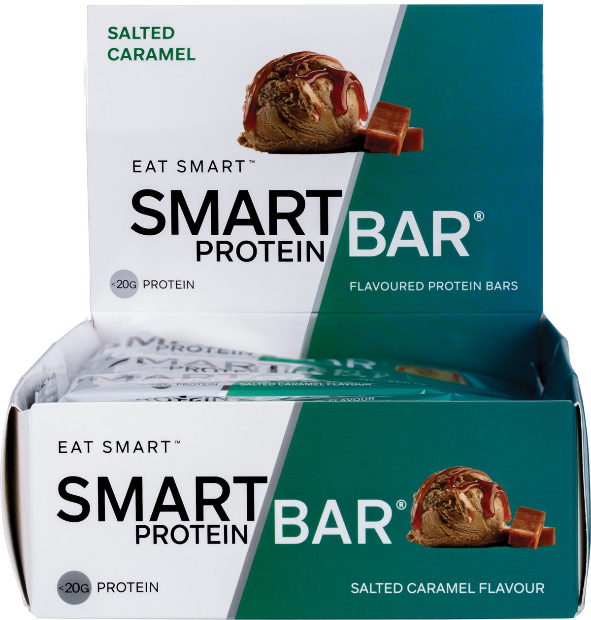 Smart Protein Bar Salted Caramel Flavour Protein Bar 12x60g - Smart Protein Bar