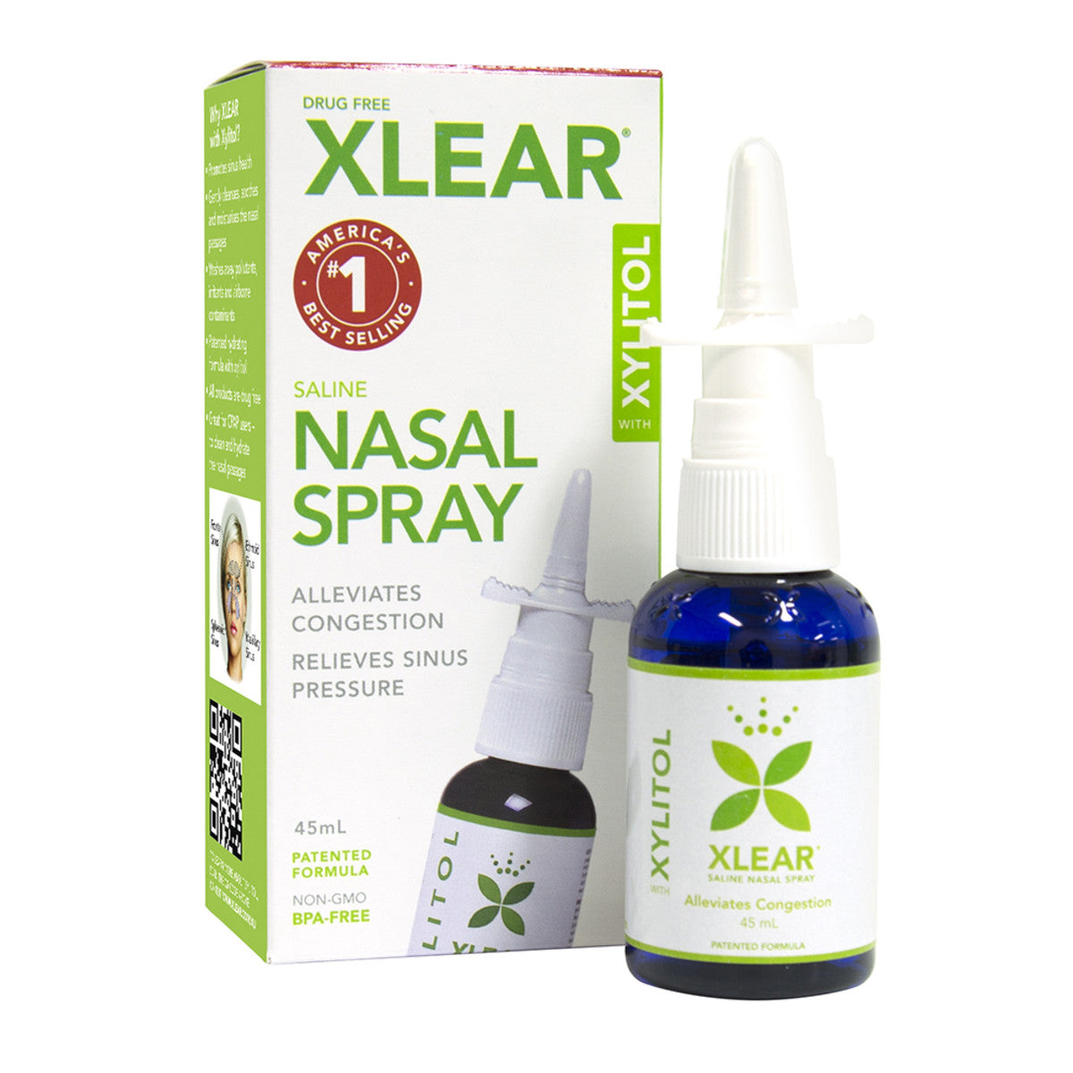Xlear Xylitol Saline Nasal Spray Daily Relief 45ml