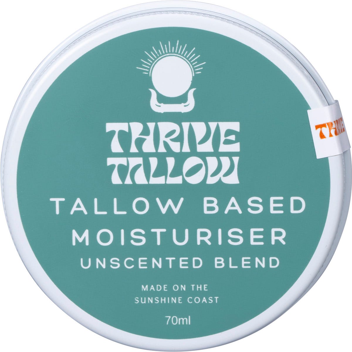 Thrive Tallow Tallow Based Moisturiser Unscented 70ml - Thrive Tallow