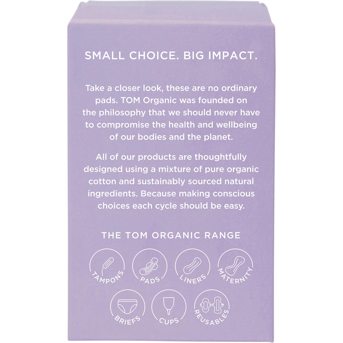 TOM Organic Pads Ultra Thin Overnight 6x8pk - TOM Organic