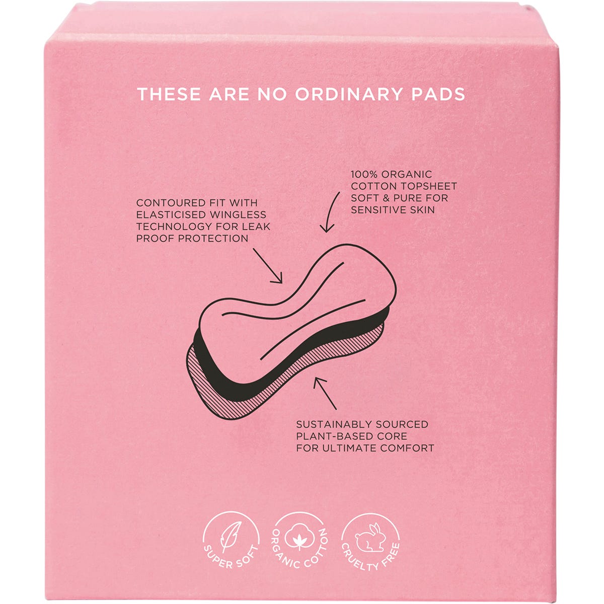TOM Organic Maternity Pads Wingless 4x8pk - TOM Organic