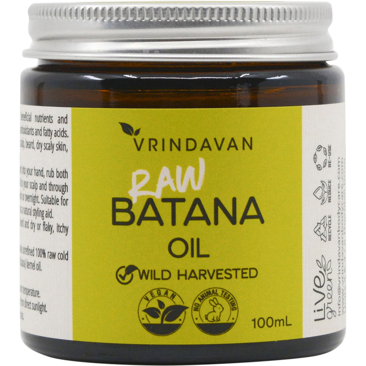 Vrindavan Raw Batana Oil 100ml - Vrindavan
