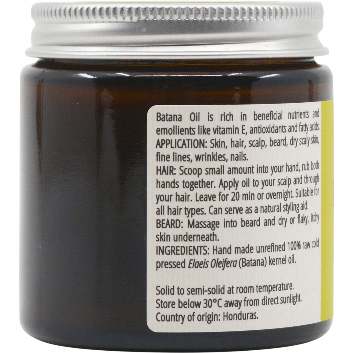 Vrindavan Raw Batana Oil 100ml - Vrindavan