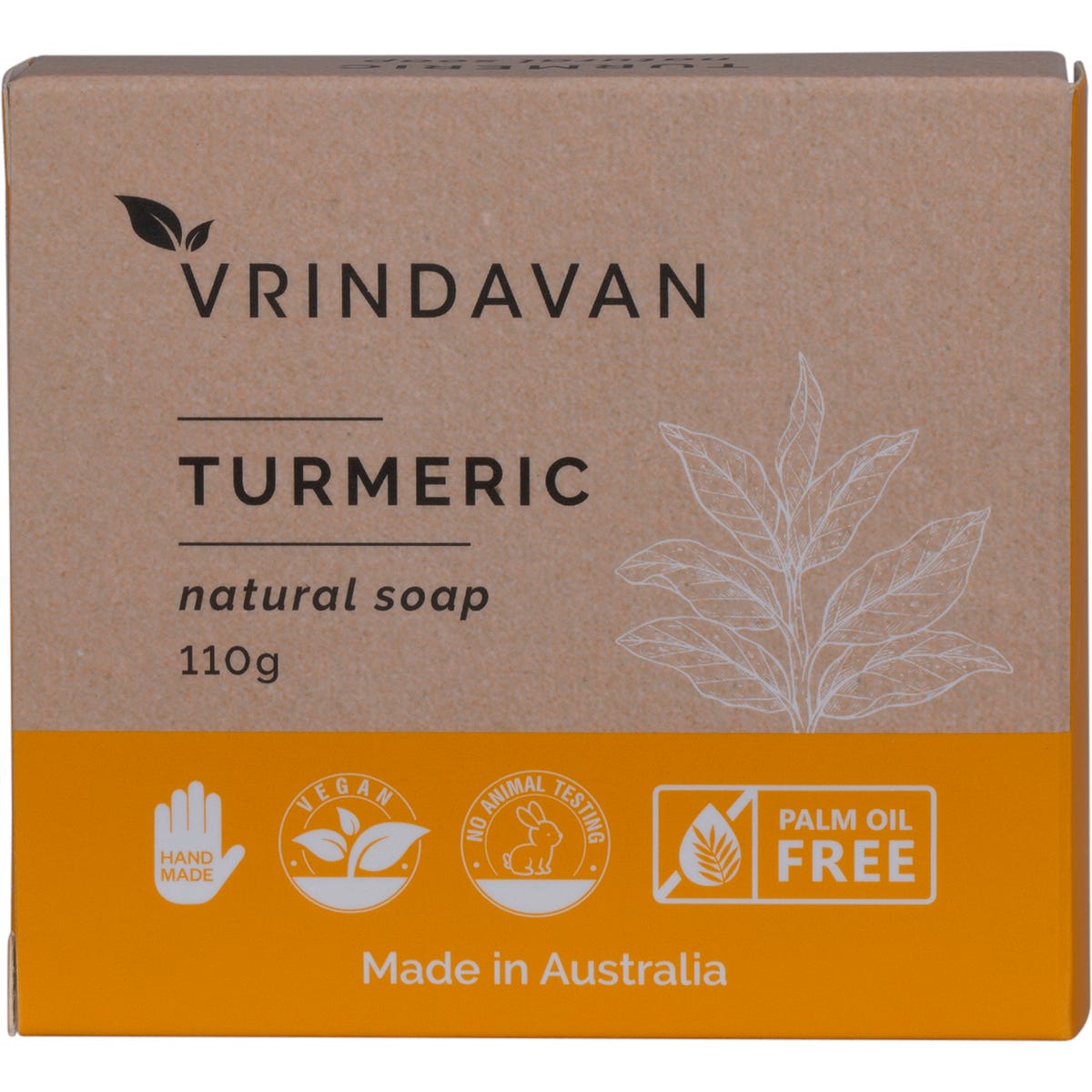 Vrindavan Turmeric Soap 110g - Vrindavan