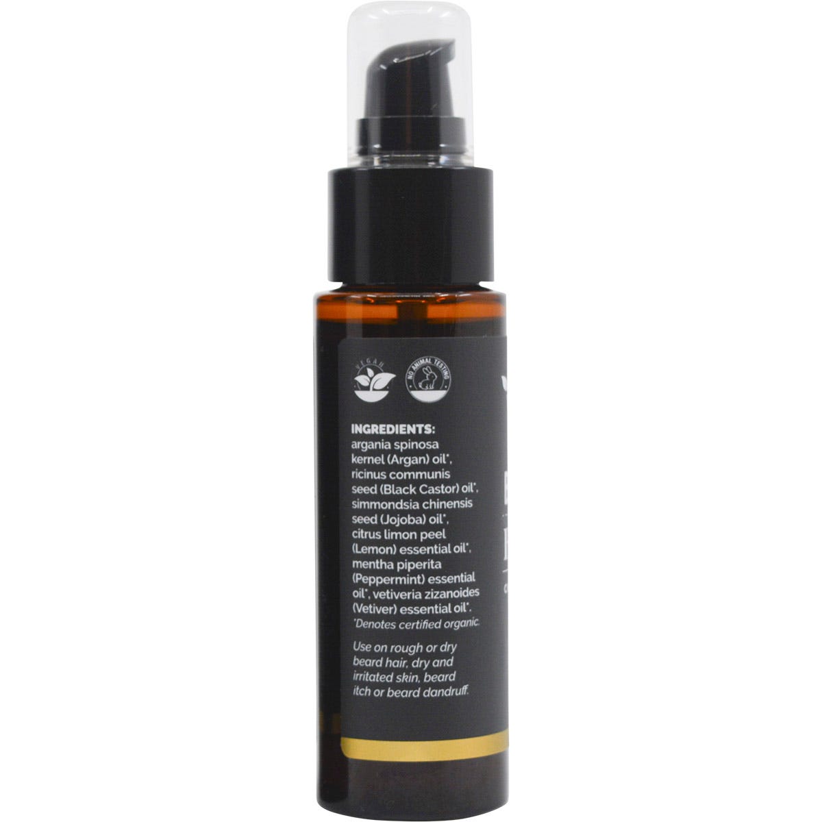 Vrindavan Beard Oil Black 60ml - Vrindavan