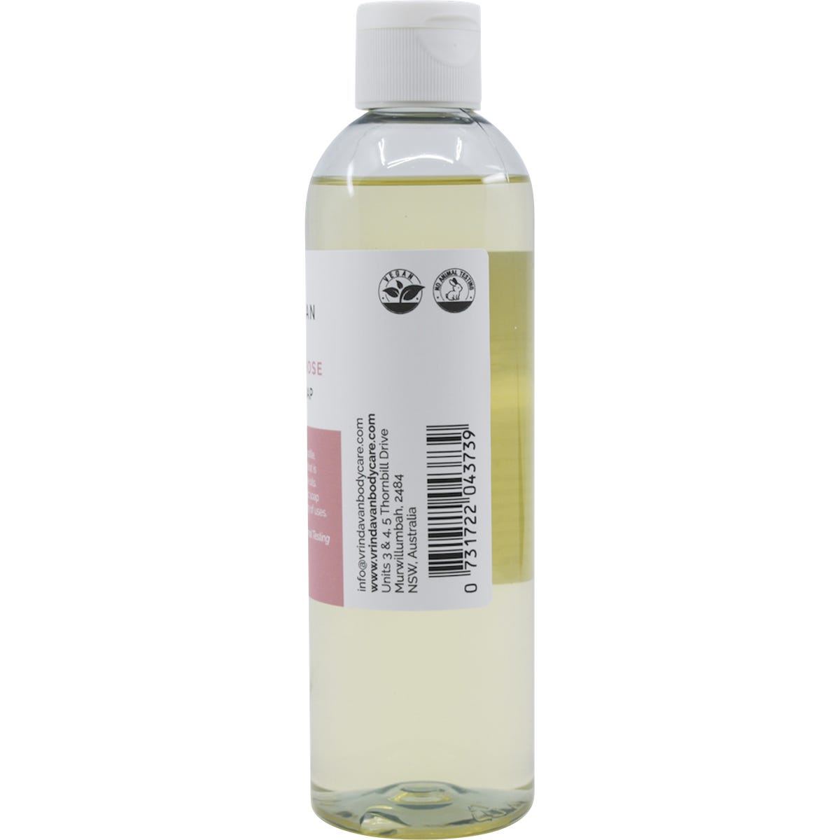 Vrindavan Castile Soap Majestic Rose 250ml - Vrindavan