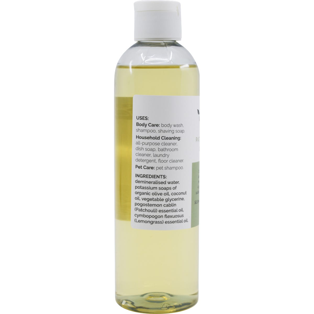 Vrindavan Castile Soap Patchouli Bliss 250ml - Vrindavan