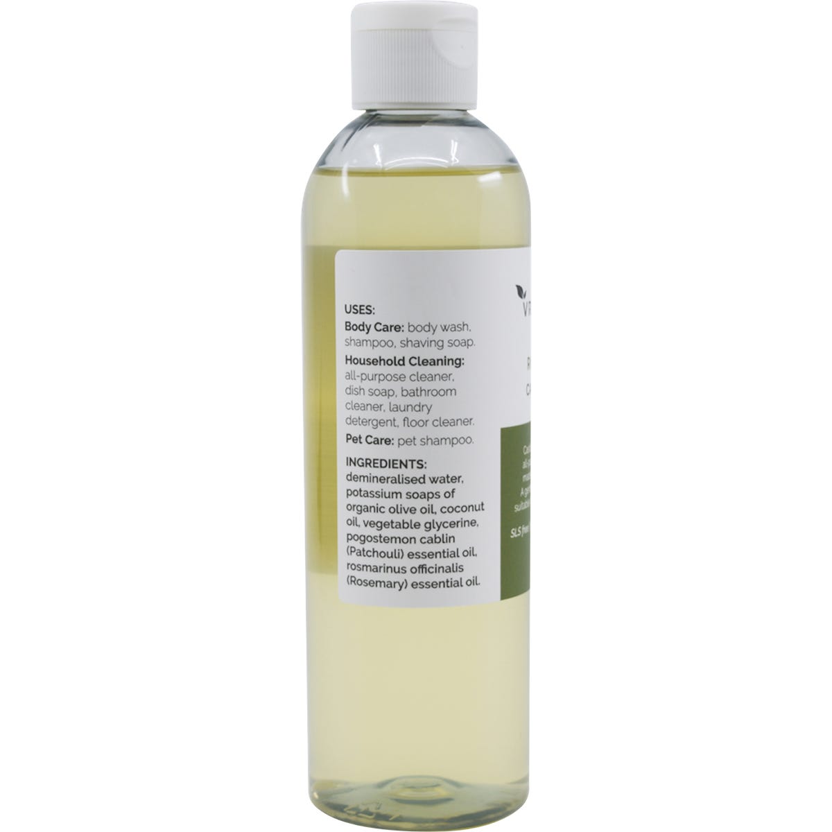 Vrindavan Castile Soap Rosemary 250ml - Vrindavan