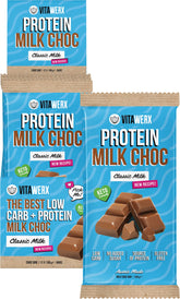 Vitawerx Protein Milk Choc Bar 12x100g - Vitawerx