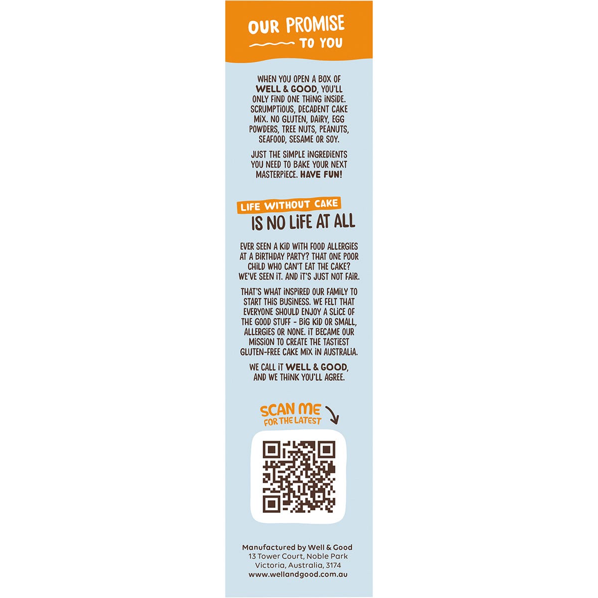 Well & Good Banana Bread Mix 40% Less Sugar 350g - Well & Good