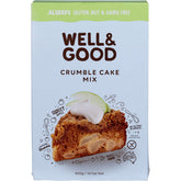 Well & Good Crumble Cake Mix 400g - Well & Good