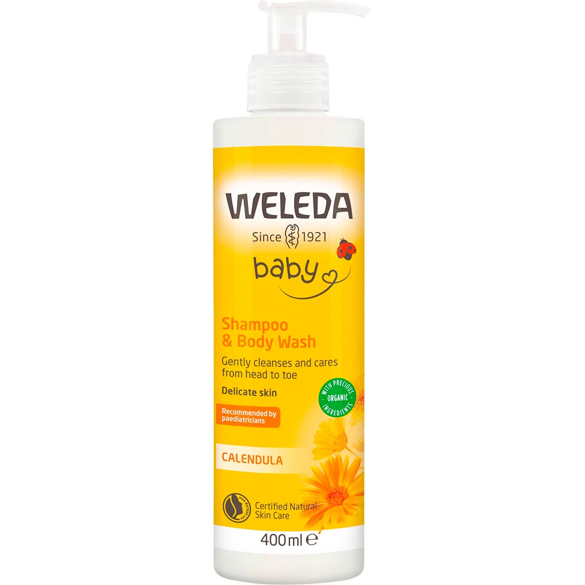 Weleda Calendula Shampoo & Body Wash Baby 400ml - Weleda