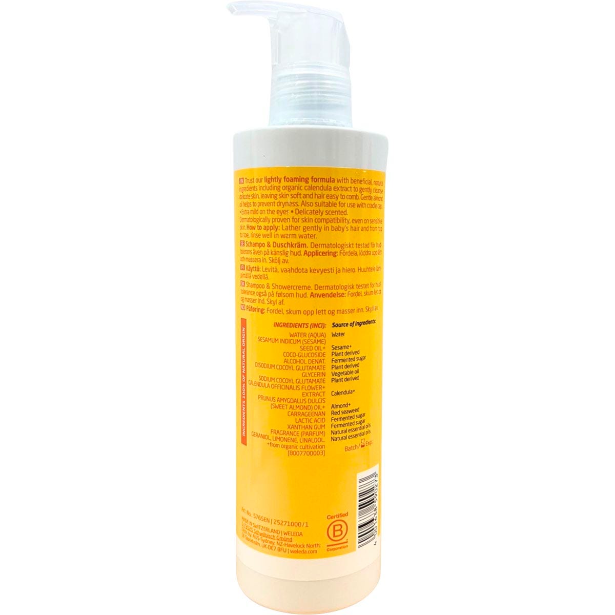 Weleda Calendula Shampoo & Body Wash Baby 400ml - Weleda