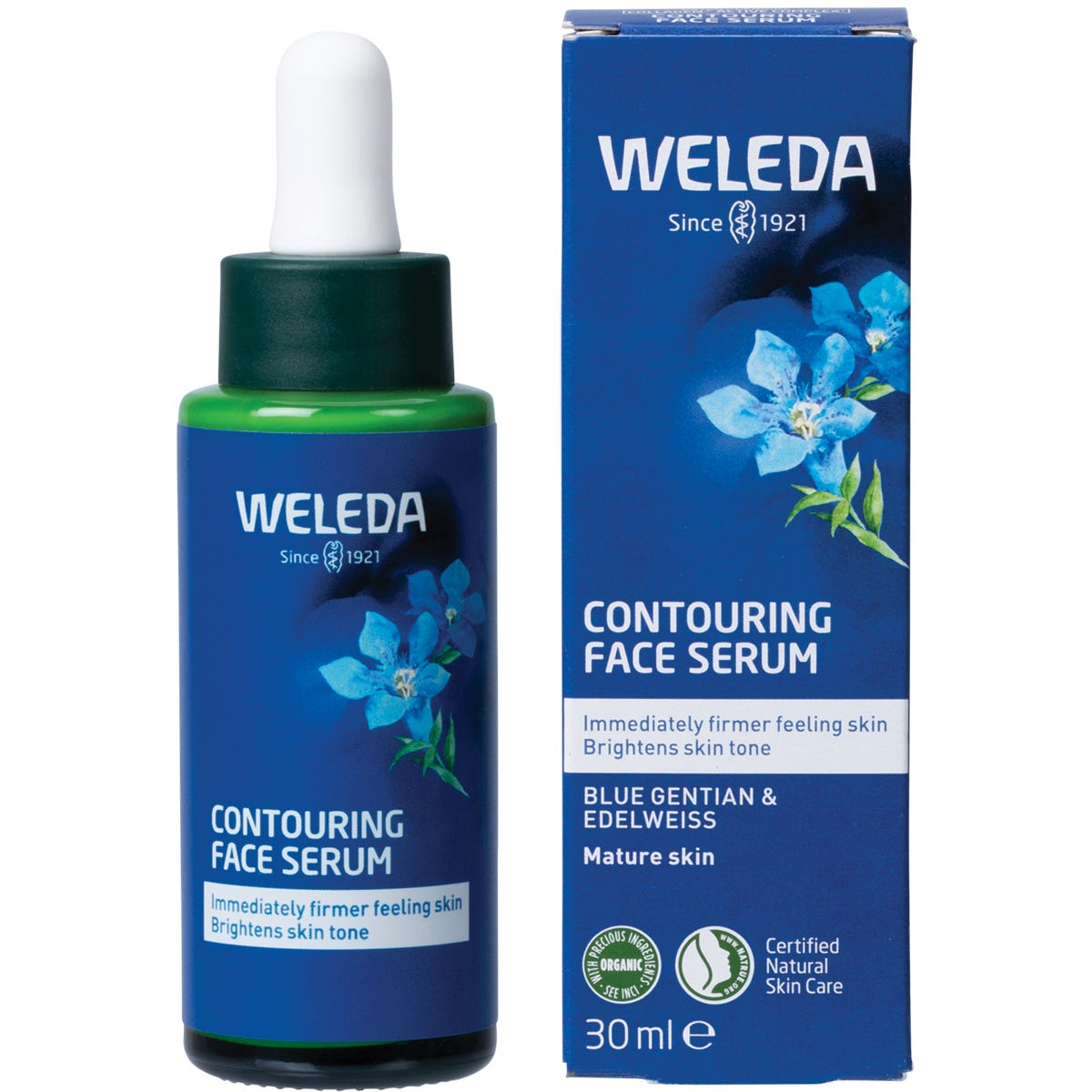 Weleda Contouring Face Serum Blue Gentian & Edelweiss 30ml - Weleda