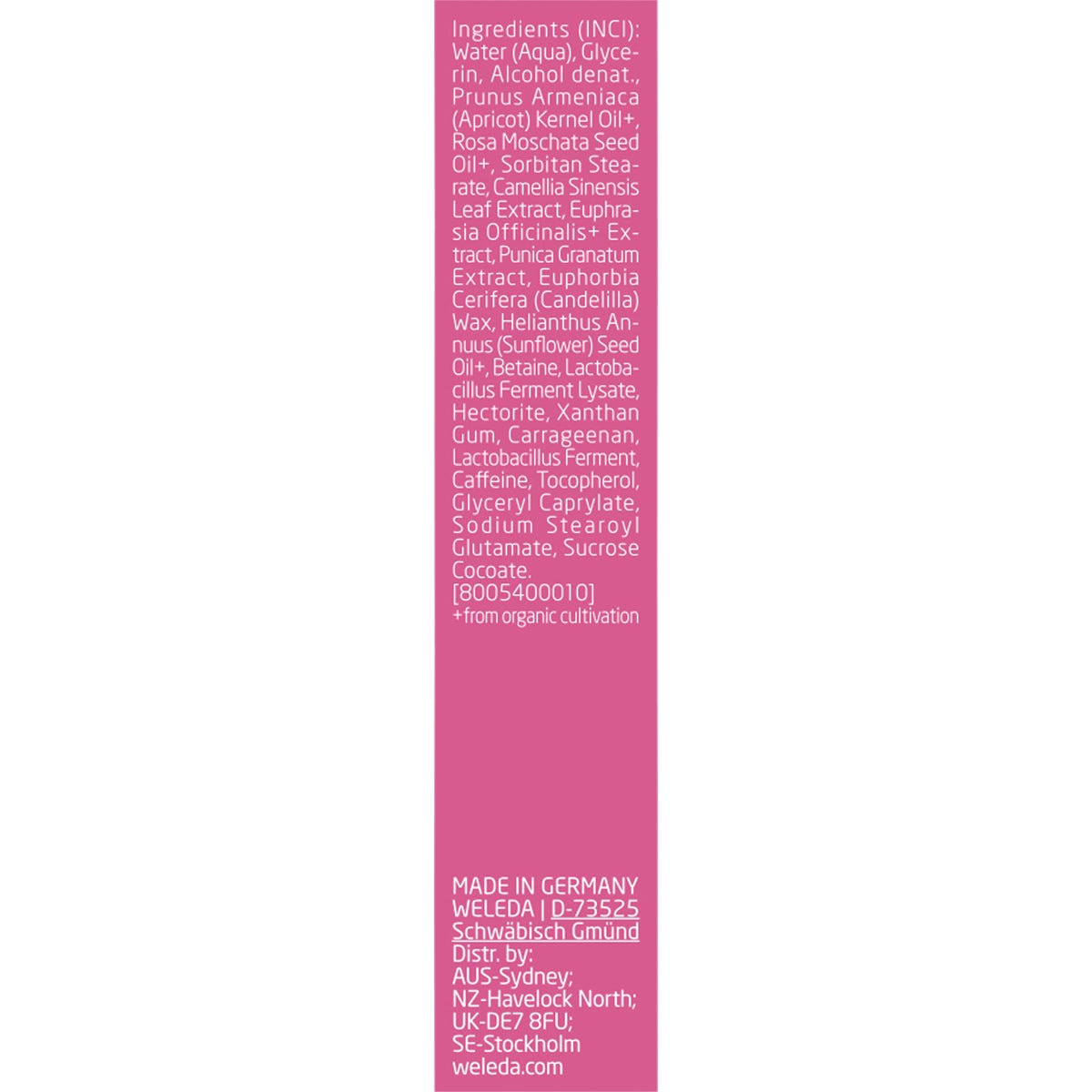 Weleda Smoothing Eye Cream Wild Rose & White Tea 10ml - Weleda