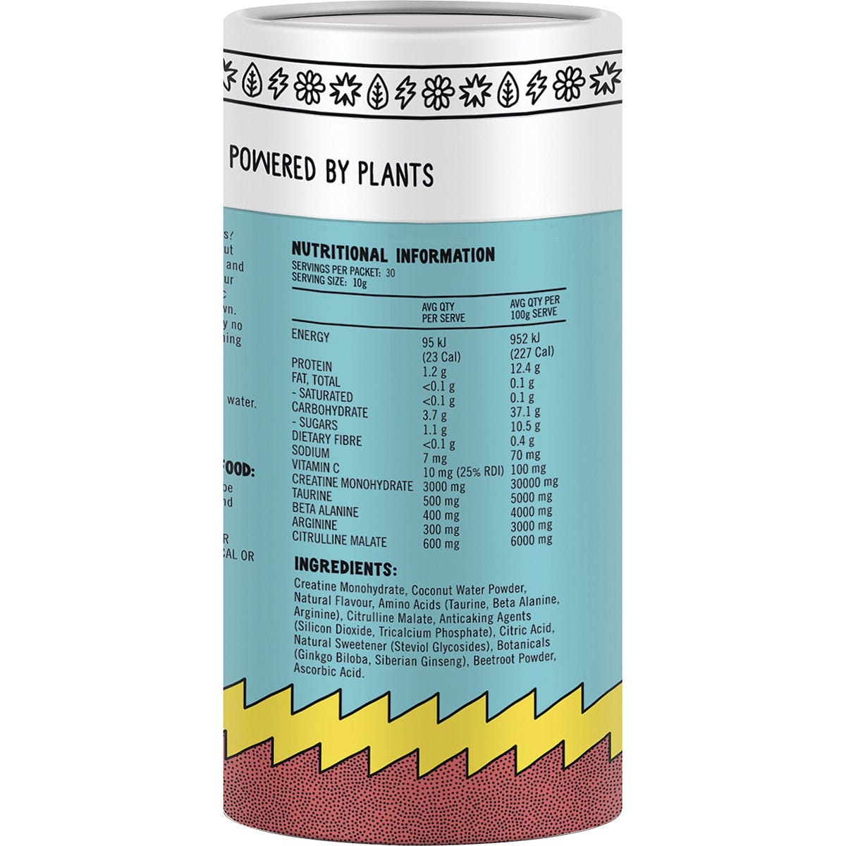 Botanika Blends Power Potion Pre-Workout Powder Strawberry Kiwi 300g