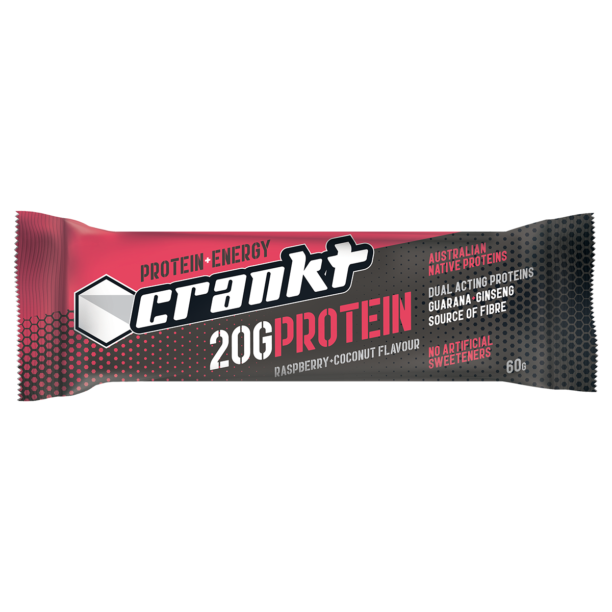 CRANKT 9 PACK RASPBERRY COCONUT CRANKT PROTEIN BAR 60G
