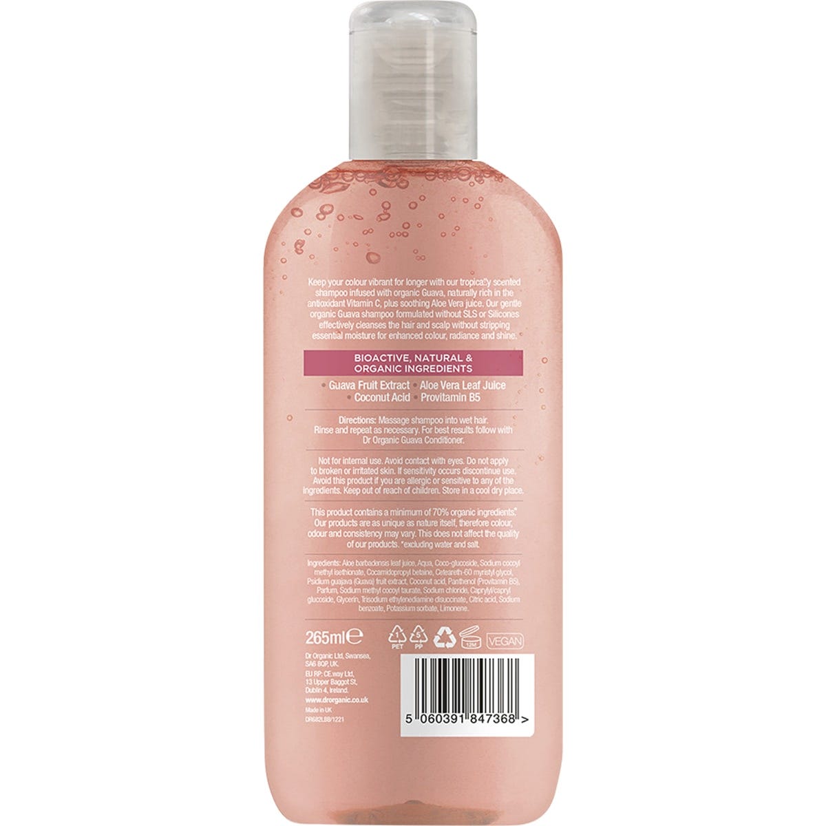 Dr Organic Shampoo Organic Guava 265ml