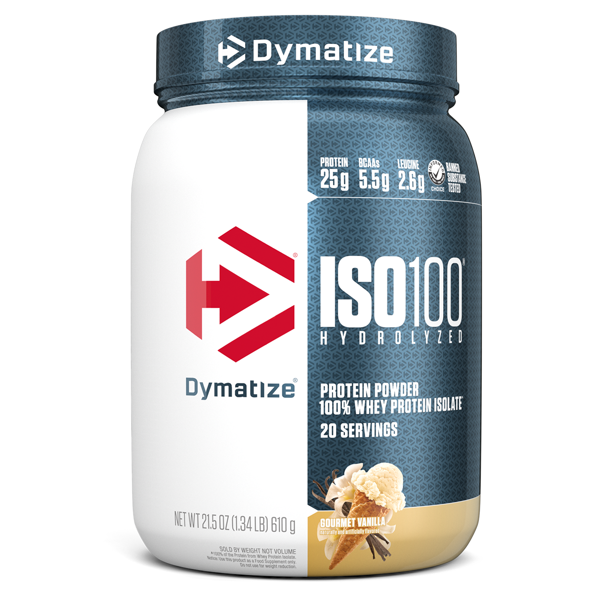 DYMATIZE NUTRITION ISO 100 Hydrolyzed 100% Whey Protein Isolate