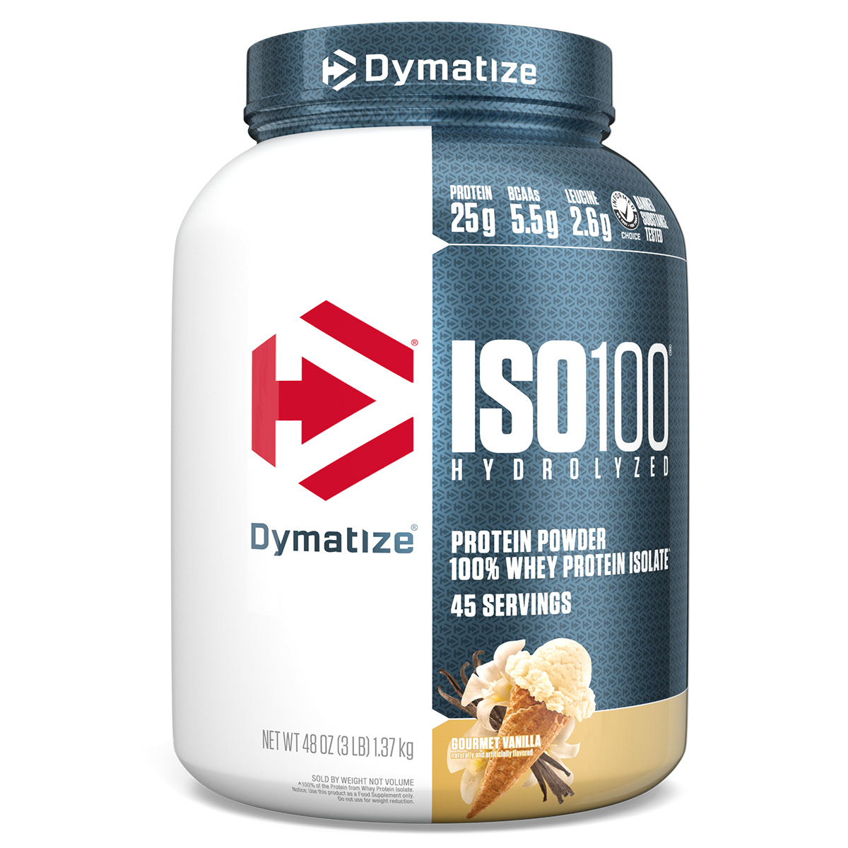 DYMATIZE NUTRITION ISO 100 Hydrolyzed 100% Whey Protein Isolate