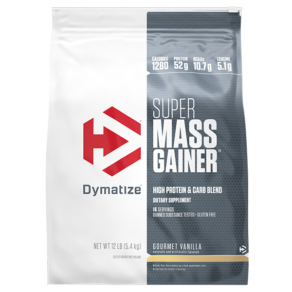 Dymatize Nutrition, Super Mass Gainer, Gourmet Vanilla, 12 lbs (5.4 kg)