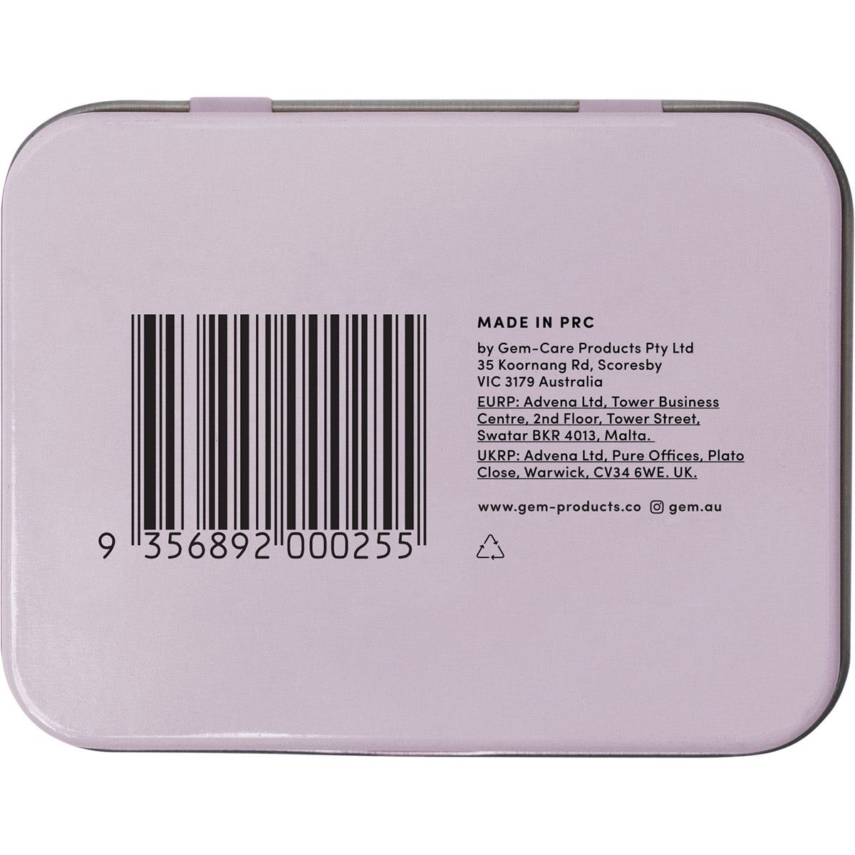 Gem Floss Picks On The Go Tin 30pcs