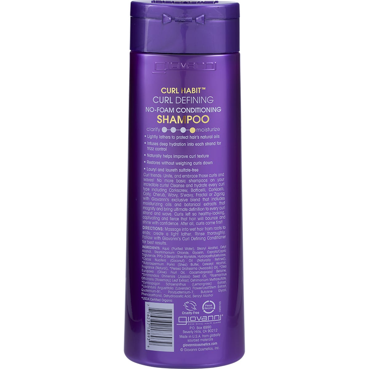 Giovanni No-Foam Conditioning Shampoo Curl Habit Curl Defining 399ml
