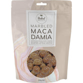 Naked Chocolate Co Marbled Macadamia Milk and White Chocolate 100g