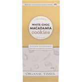 Organic Times Cookies White Choc Macadamia 150g