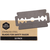 Ever Eco Safety Razor Stainless Steel Blades Refill Pack 10pk