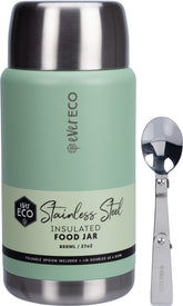 Ever Eco Insulated Stainless Steel Food Jar Sage 800ml