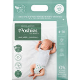Tooshies Eco Wipes Value Pack Aloe Vera & Chamomile x4