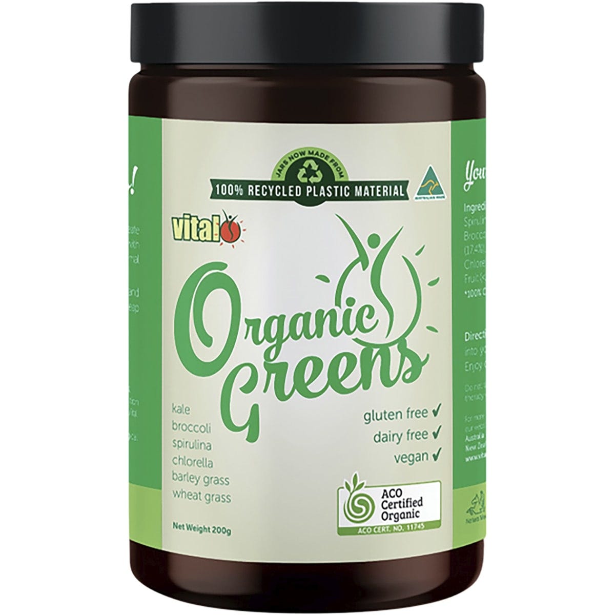 Martin & Pleasance Vital Organic Greens Powder 200g