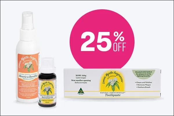 Lemon Myrtle Fragrances | ADDITIONAL 25% OFF