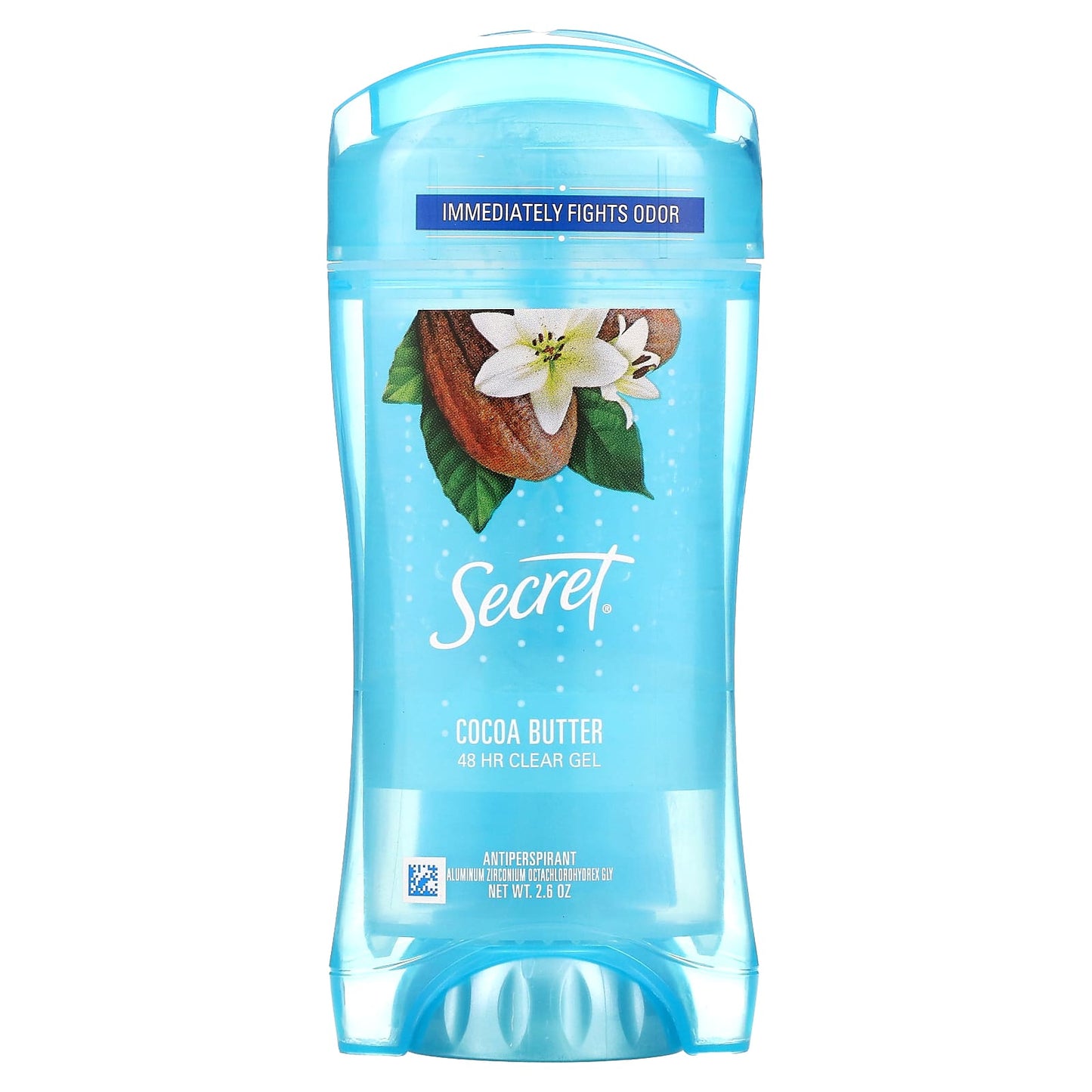 Secret 48 Hour Clear Gel Deodorant Cocoa Butter 2.6 oz