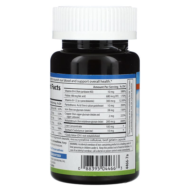 Carlson Blood Nutrients Capsules