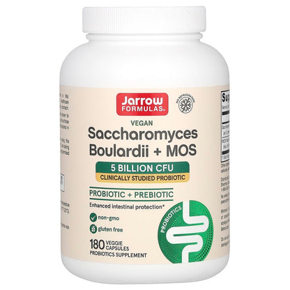 Jarrow Formulas Saccharomyces Boulardii + MOS 5 Billion CFU