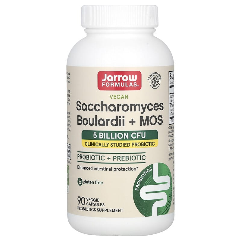 Jarrow Formulas Saccharomyces Boulardii + MOS 5 Billion CFU