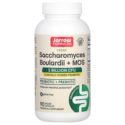 Jarrow Formulas Saccharomyces Boulardii + MOS 5 Billion CFU