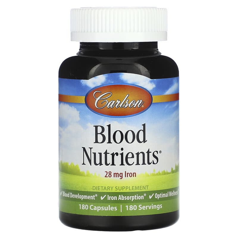 Carlson Blood Nutrients Capsules