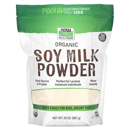 NOW Foods Real Food Organic Soy Milk Powder 567g
