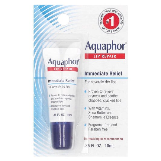 Aquaphor Lip Repair Immediate Relief Fragrance Free 10 ml