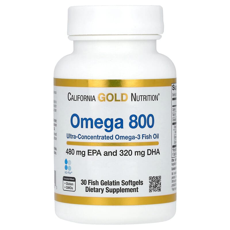 California Gold Nutrition, Omega 800 Fish Oil